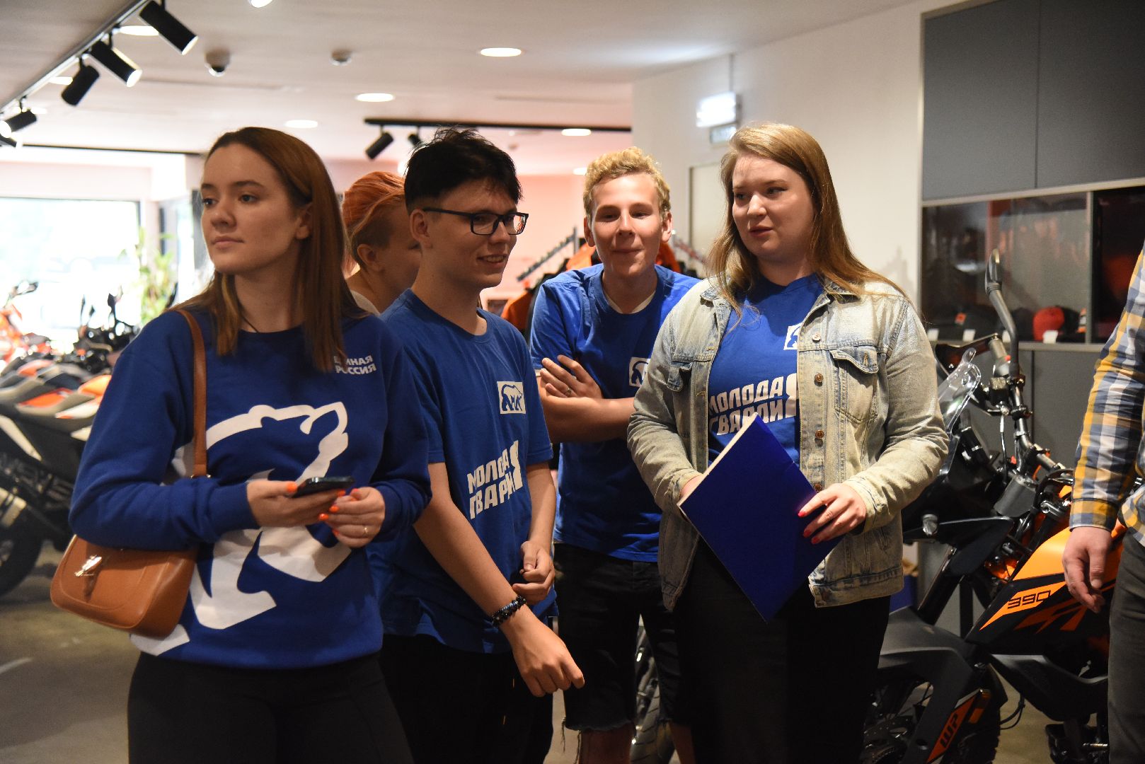 Химки, волонтеры, мотоцикл, экскурсия