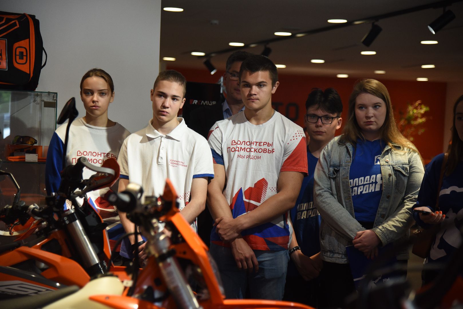 Химки, волонтеры, мотоцикл, экскурсия