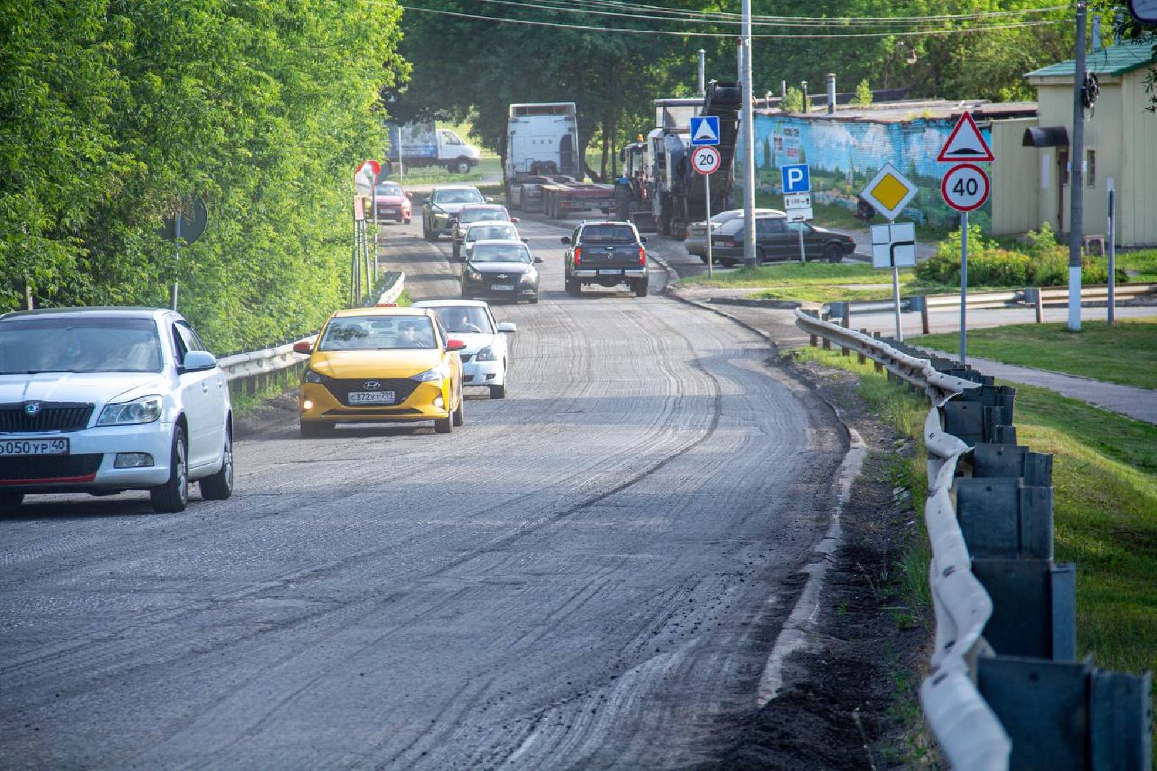 Подольск, ремонт, ремонт дороги, Дубровицы