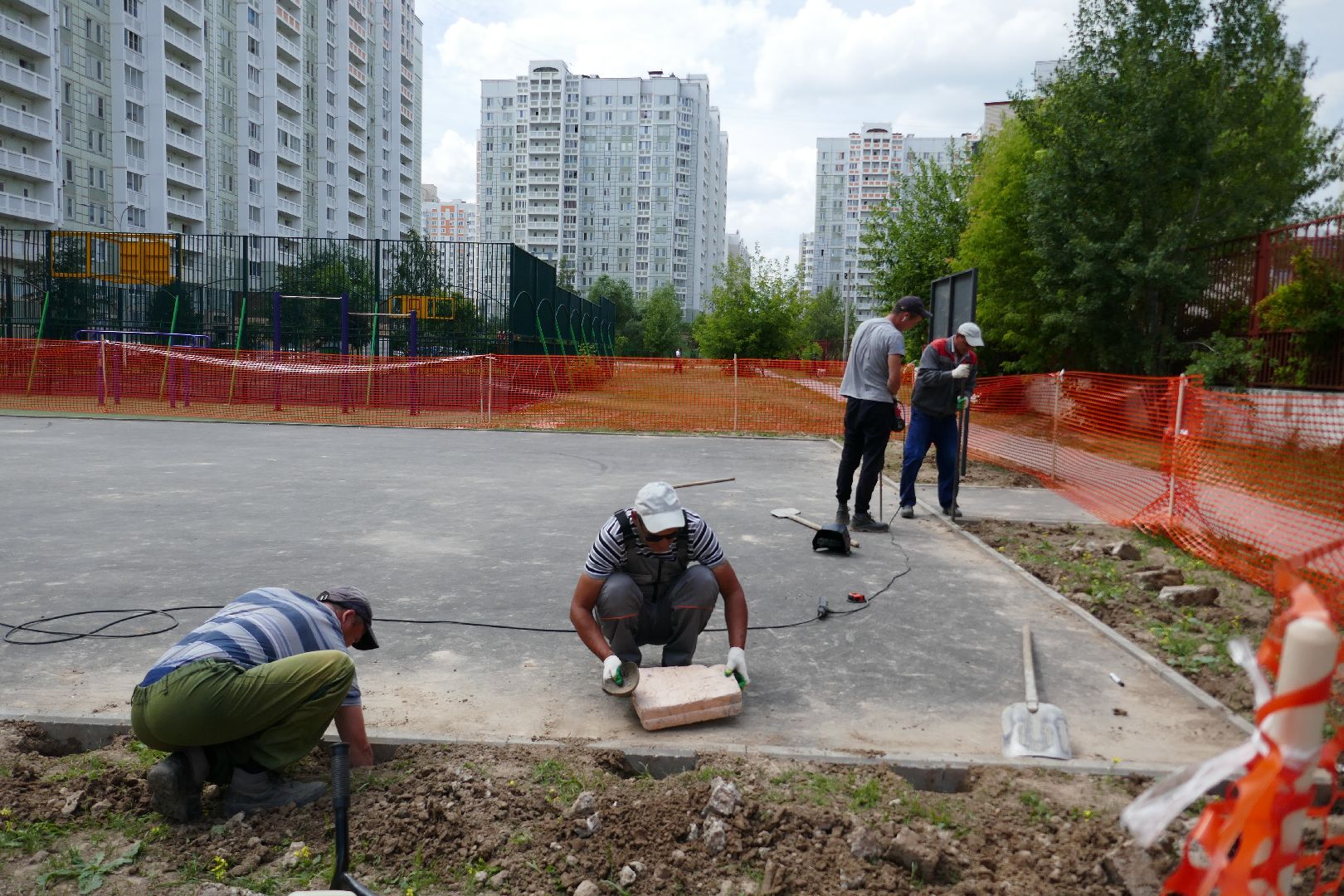 Подольск, губернатор, детская площадка, благоустройство