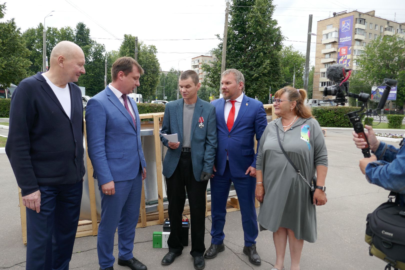 Подольск, лодка, ветеран СВО, губернатор