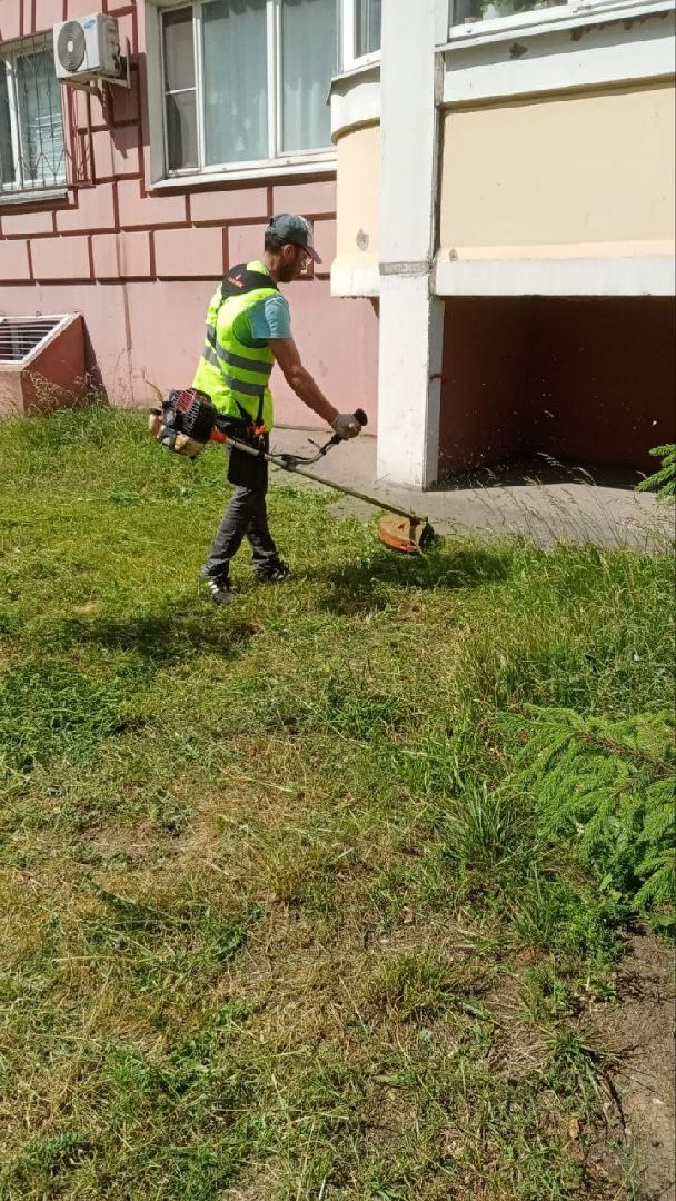 стрижка газонов, управляющая компания, благоустройство, Котельники