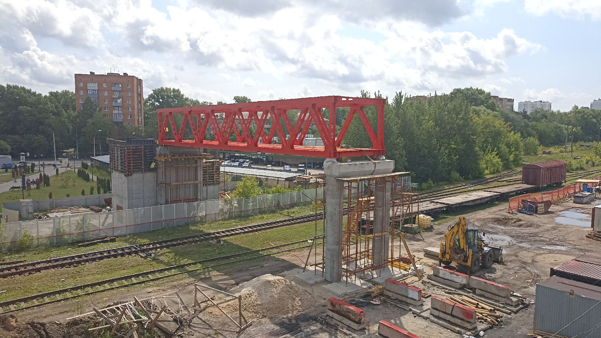 Серпухов, Подмосковье, строительство, пешеходный переход, мост