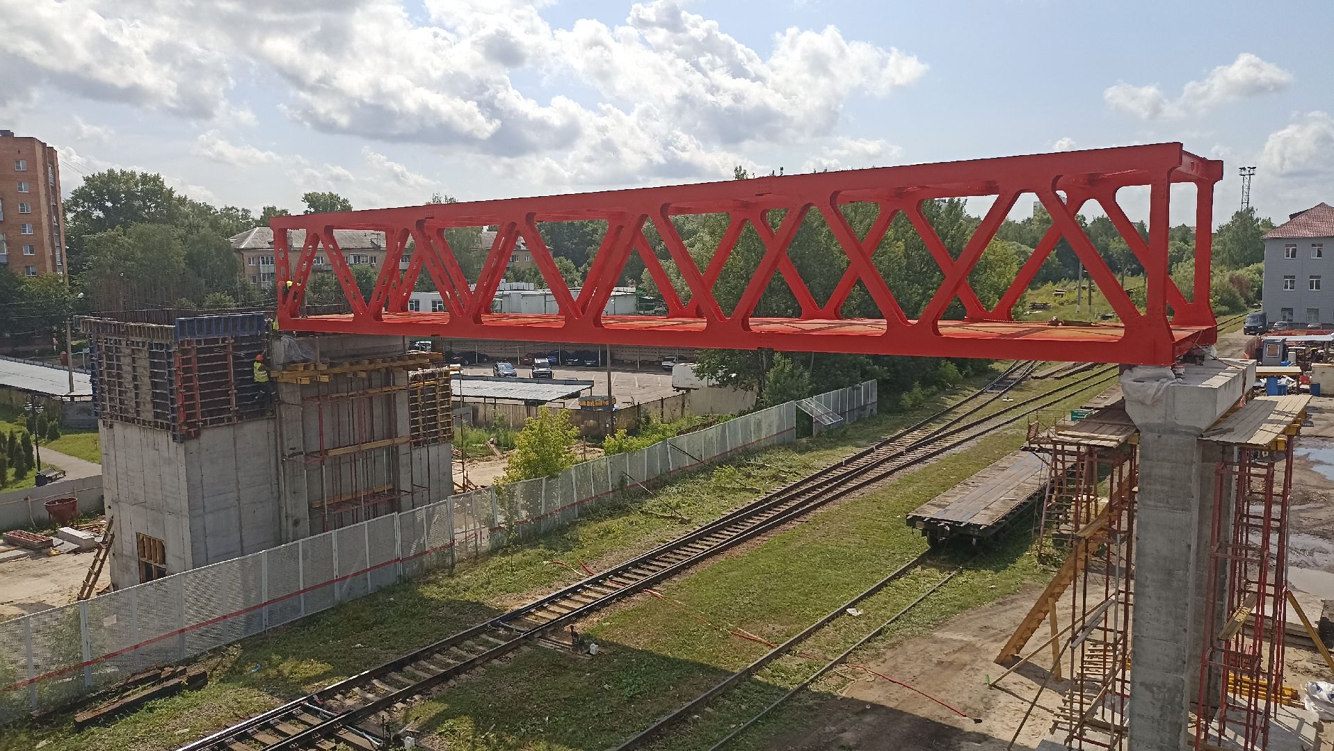 Серпухов, Подмосковье, строительство, пешеходный переход, мост