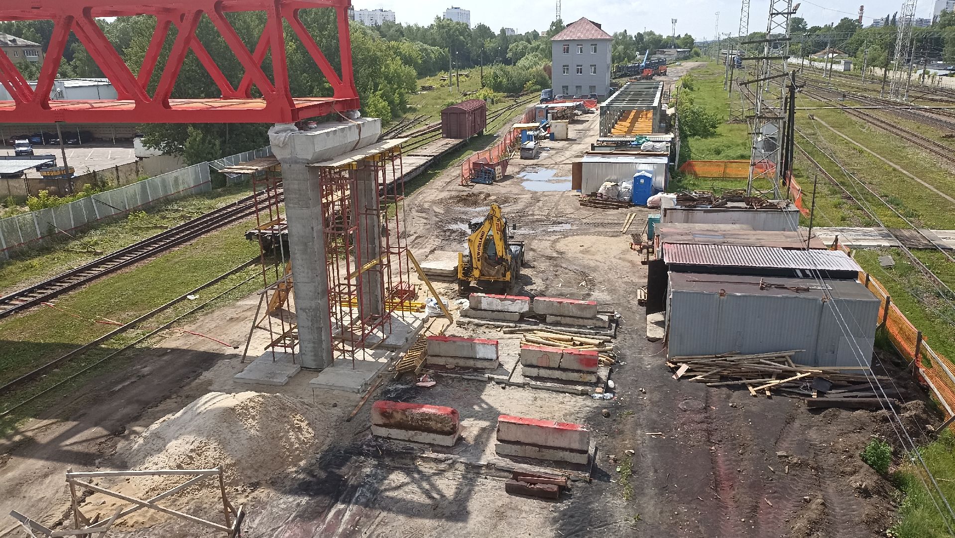 Серпухов, Подмосковье, строительство, пешеходный переход, мост