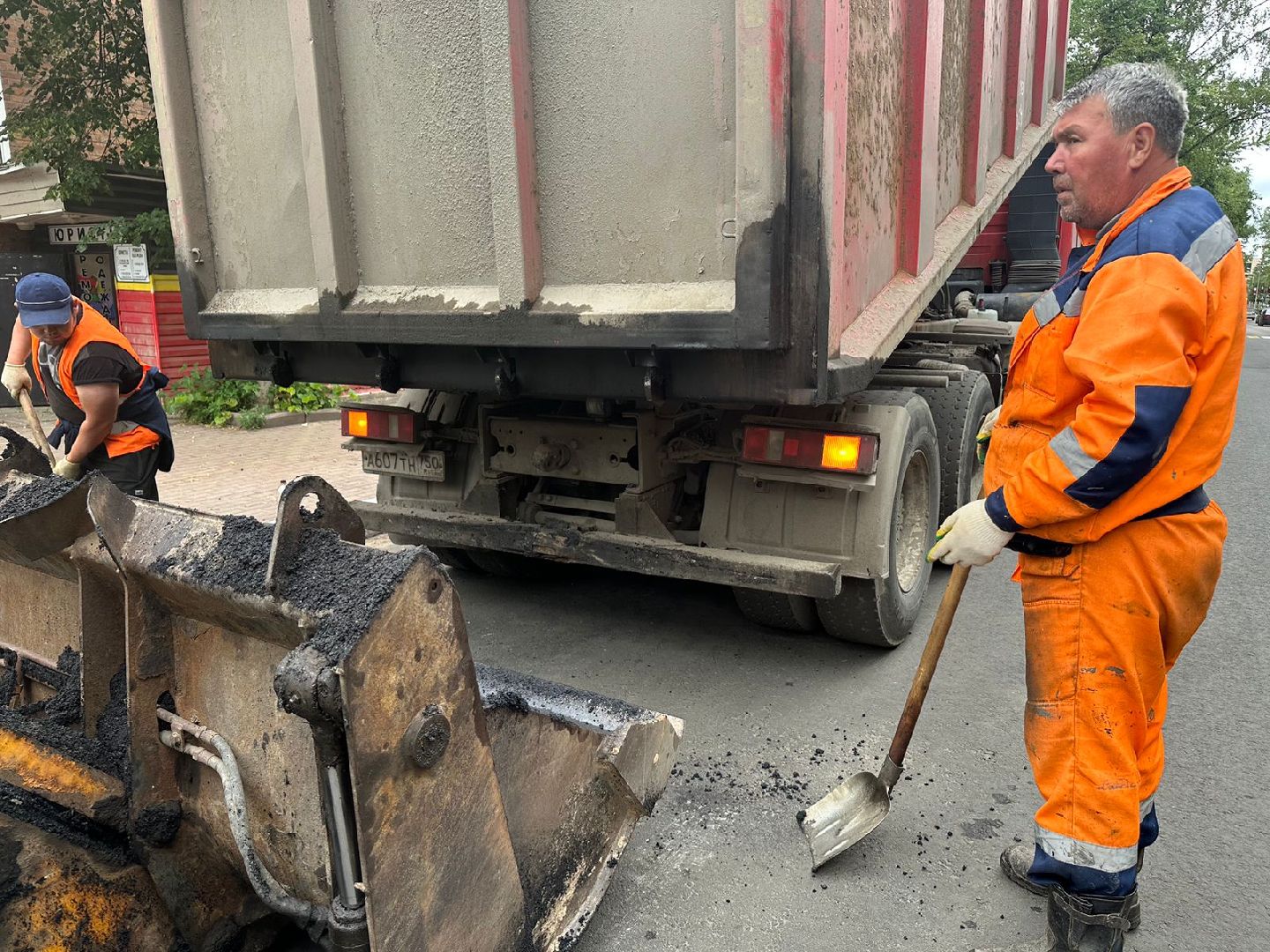 Новая дорога, ремонт дороги, уложили асфальт, сеть тротуаров, Наро-Фоминск