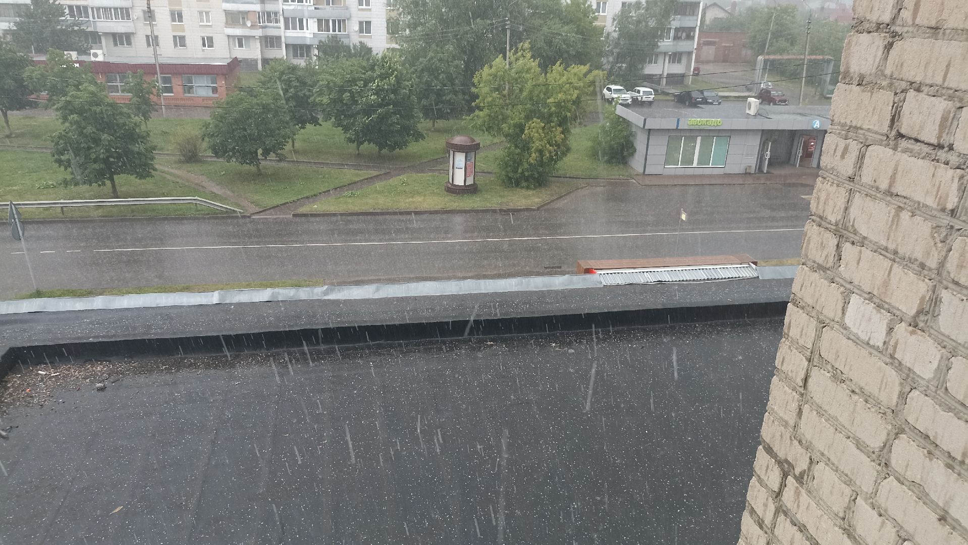 Серпухов, Подмосковье, град, ливень, МЧС, Гидрометцентр России