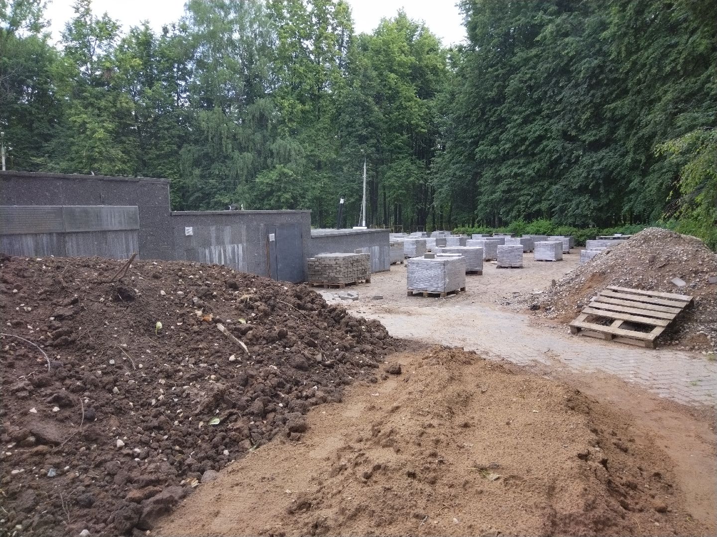 реконструкция парка, Мытищи, центральный парк, фонтан