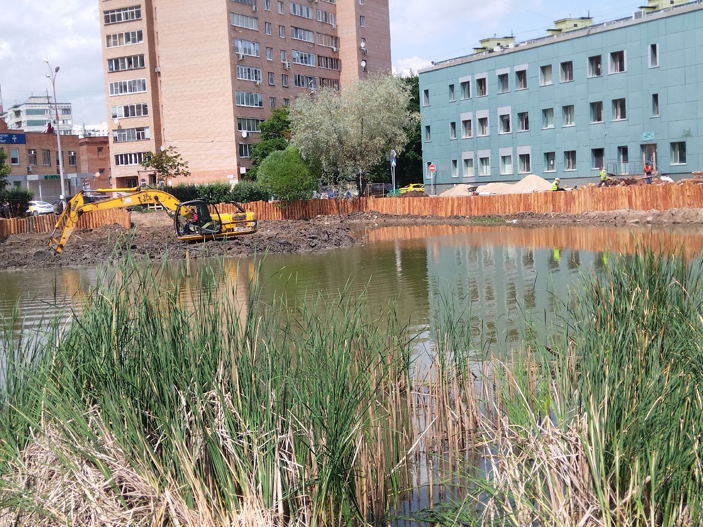 Благоустройство скверов, Мытищи, сквер на Сукромке, сквер на Колпакова, Алексеевский пруд, Ядреевский пруд
