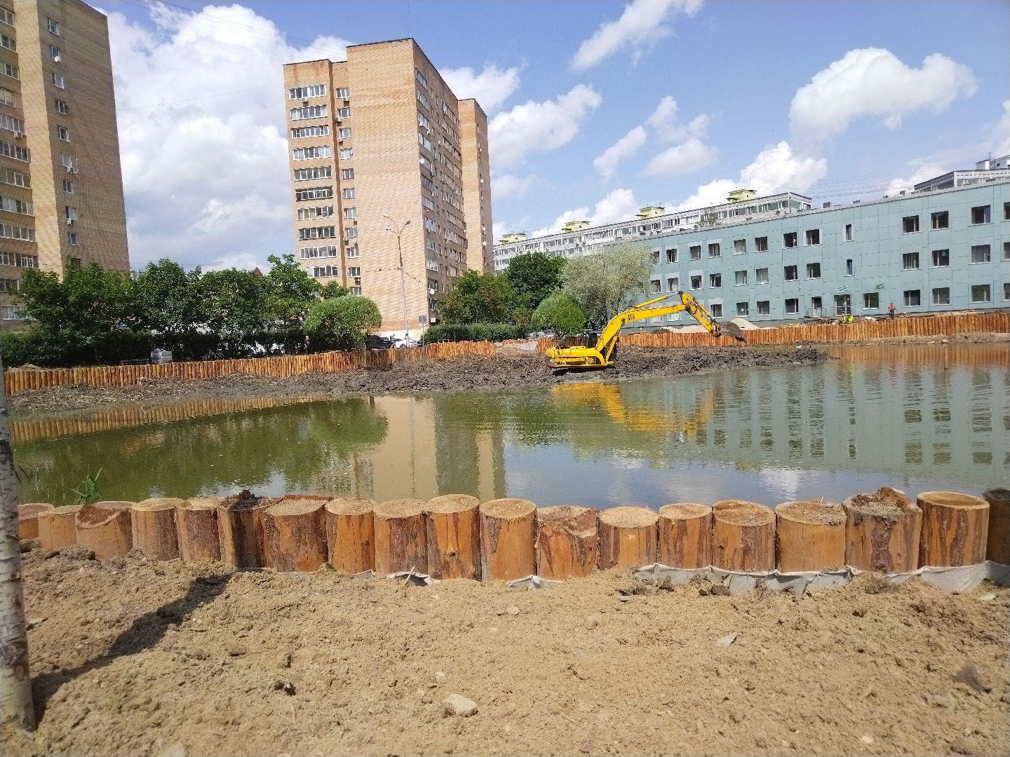 Благоустройство скверов, Мытищи, сквер на Сукромке, сквер на Колпакова, Алексеевский пруд, Ядреевский пруд
