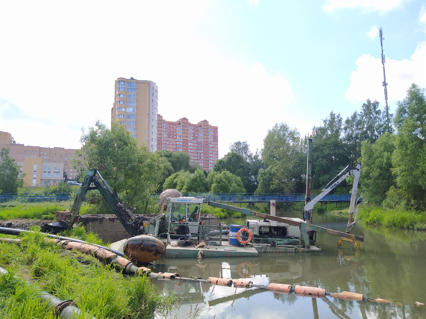 Нахабино, река, очистка, экология