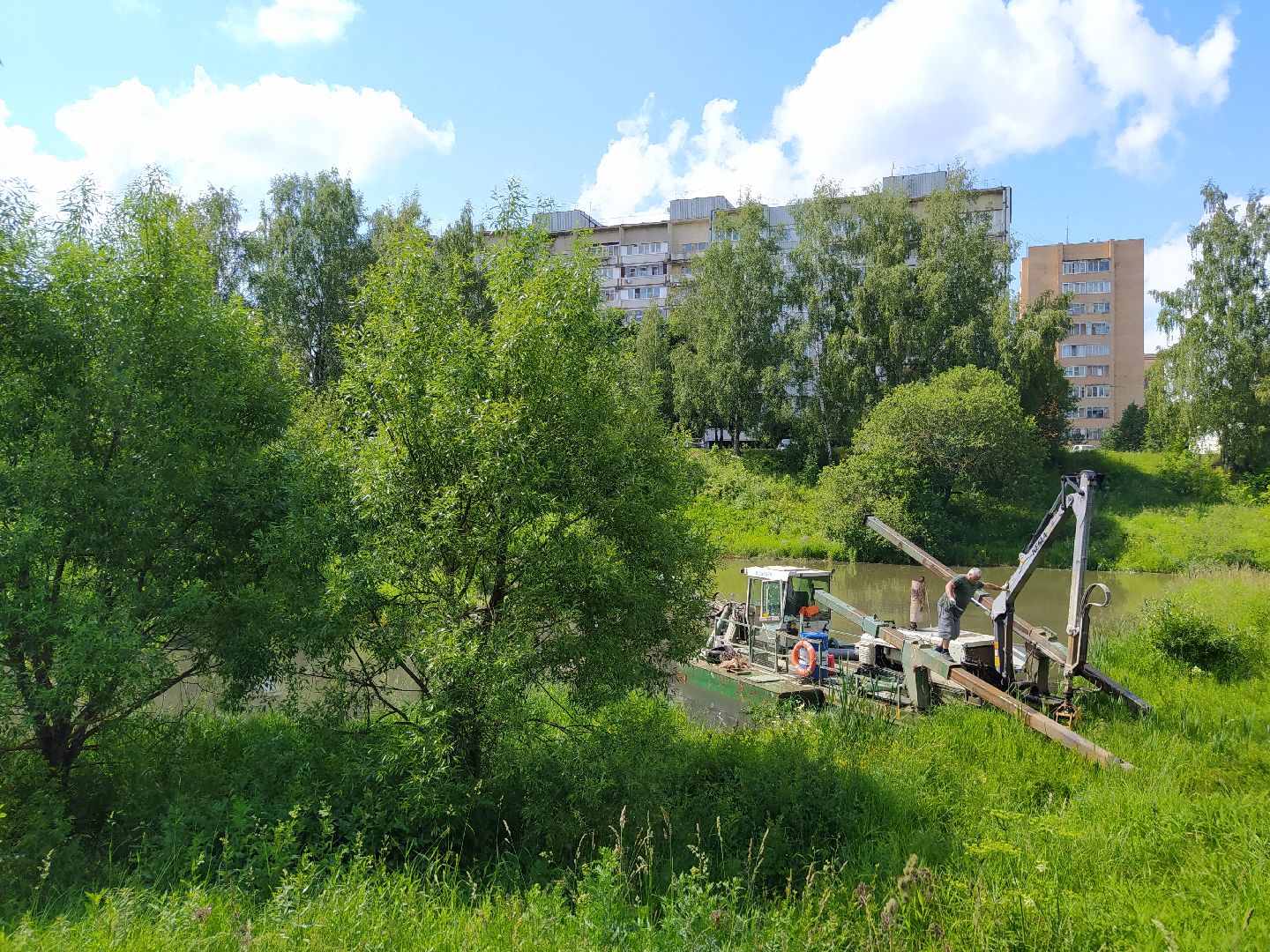 Нахабино, река, очистка, экология