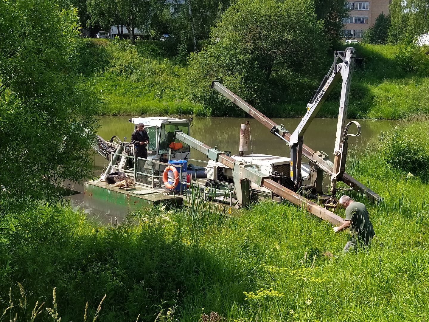 Нахабино, река, очистка, экология