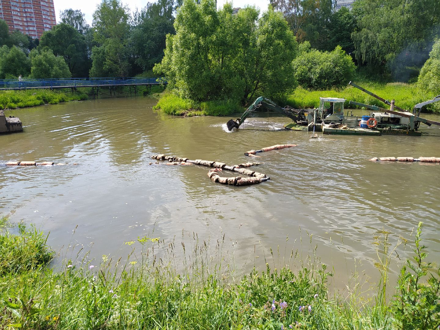 Нахабино, река, очистка, экология
