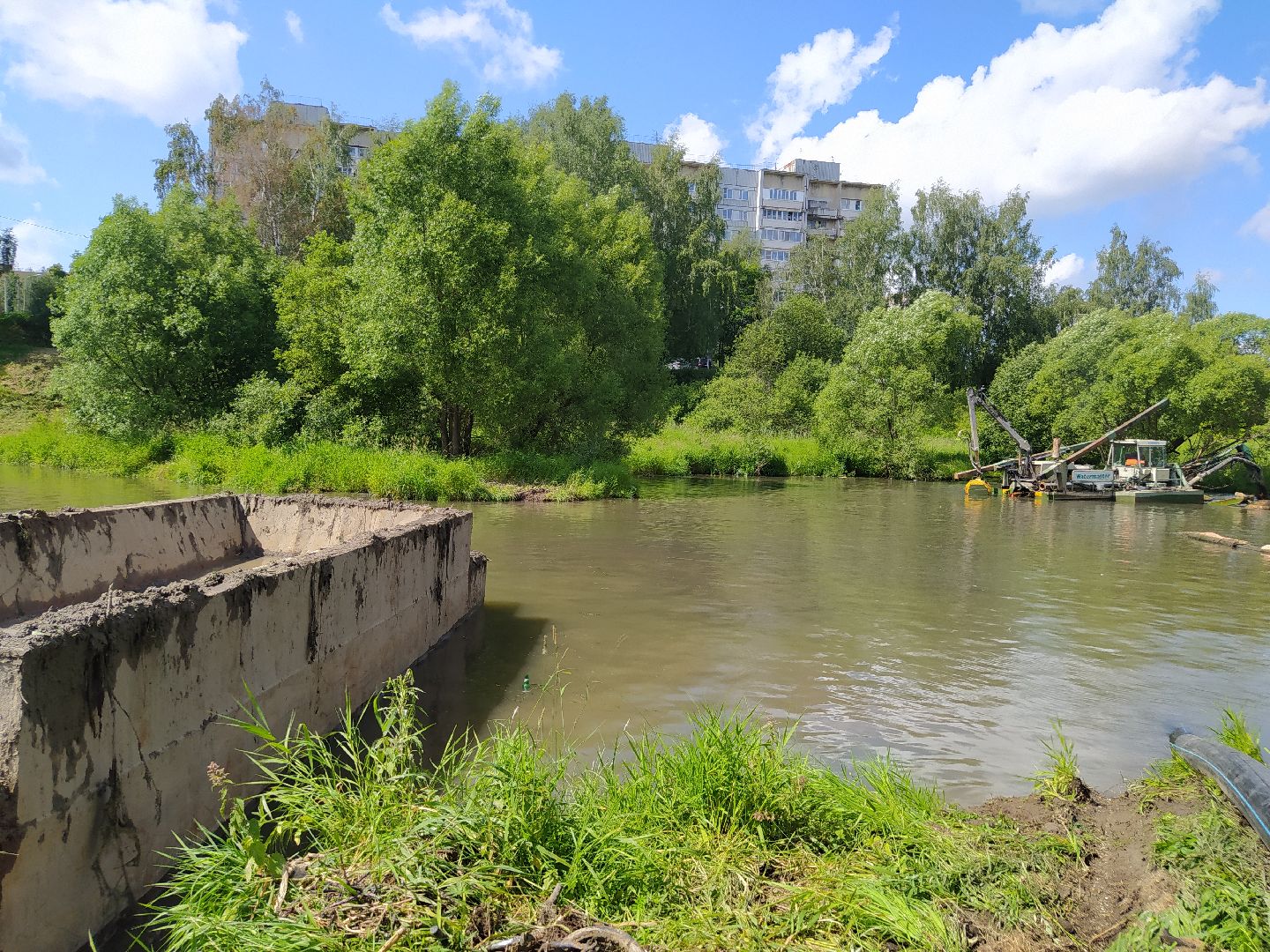 Нахабино, река, очистка, экология