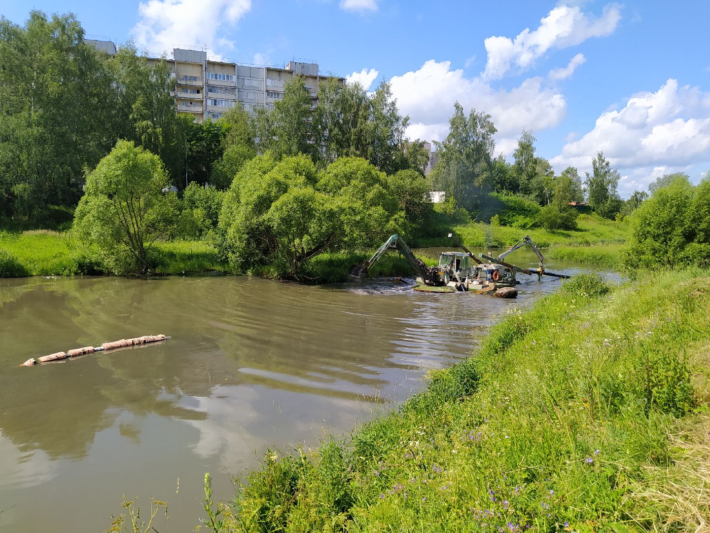 Нахабино, река, очистка, экология