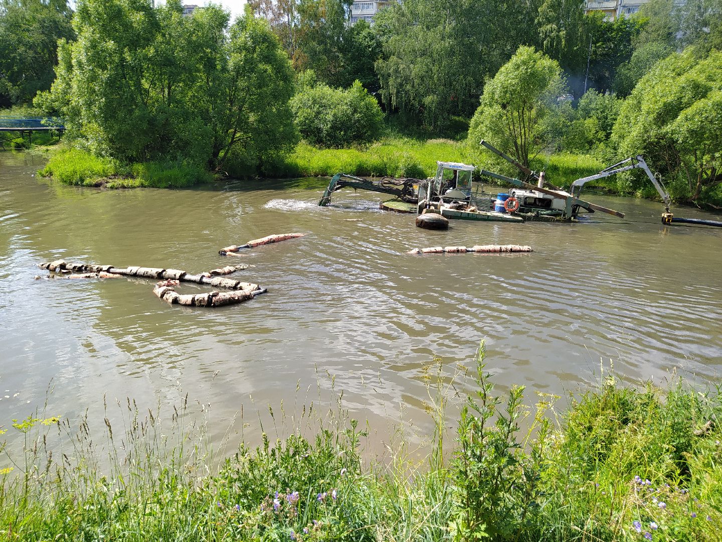 Нахабино, река, очистка, экология