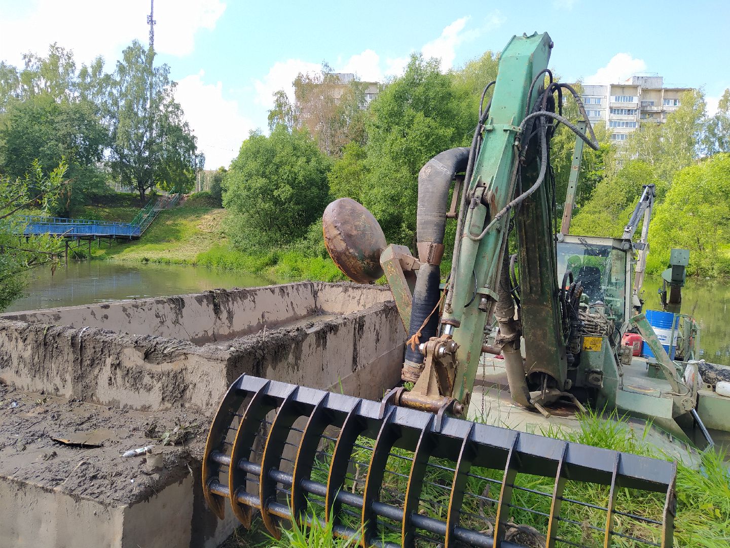 Нахабино, река, очистка, экология