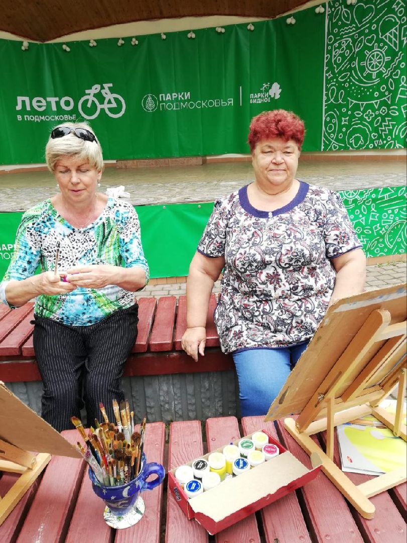активное долголетие; центральный парк; пленэр; творчество; видное