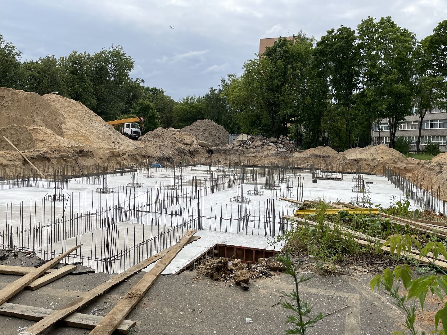 Детский сад, строительство, жители, дети