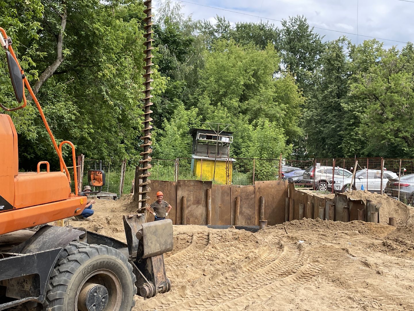 Детский сад, строительство, жители, дети