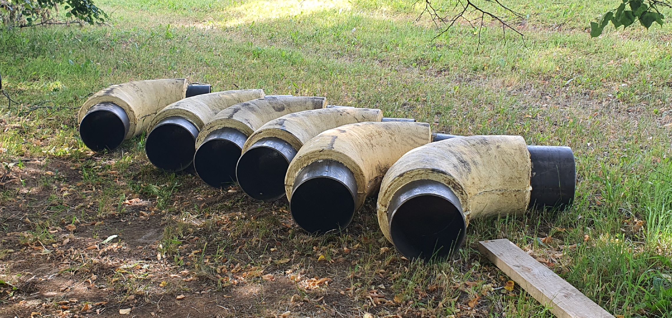 Строительство теплотрассы, Домодедово