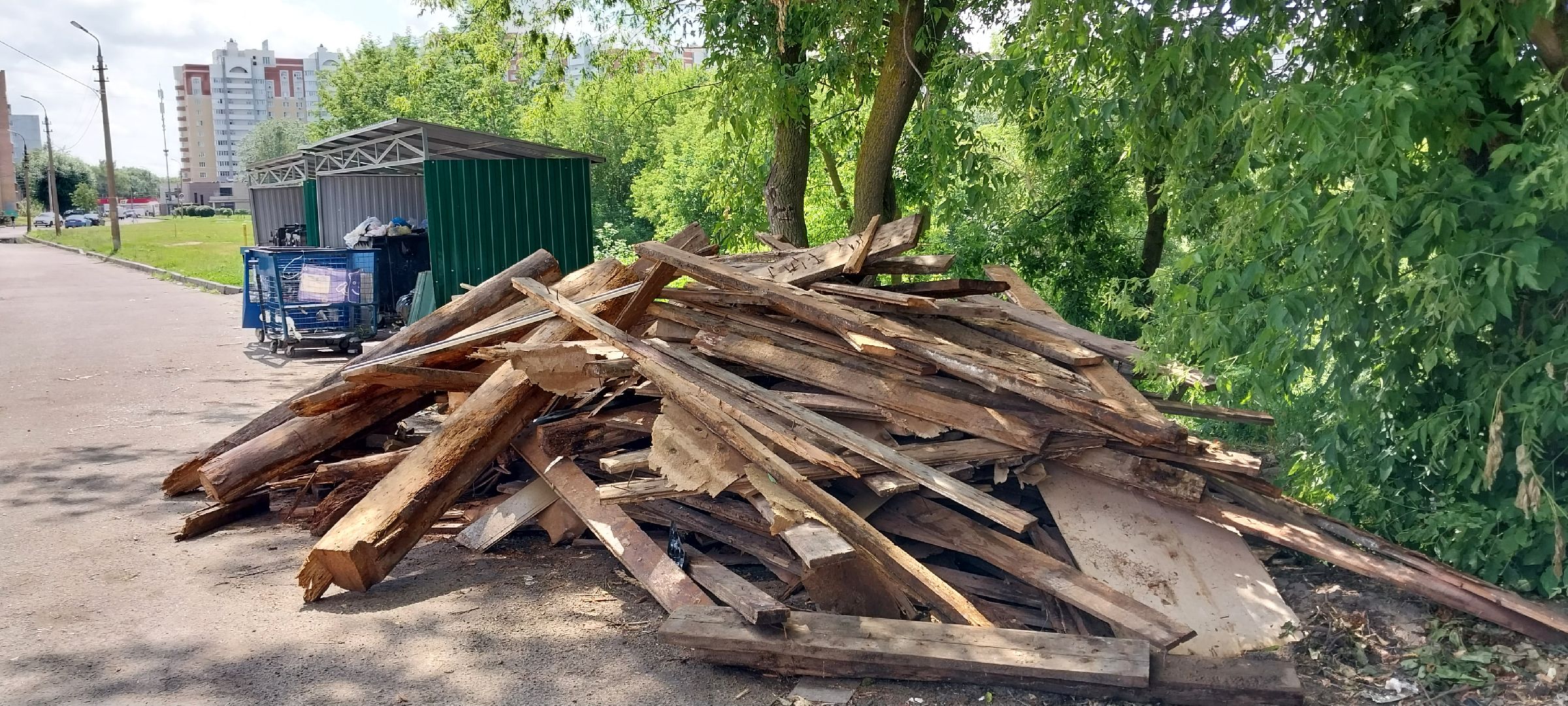 Коломна, вывоз мусора, благоустройство