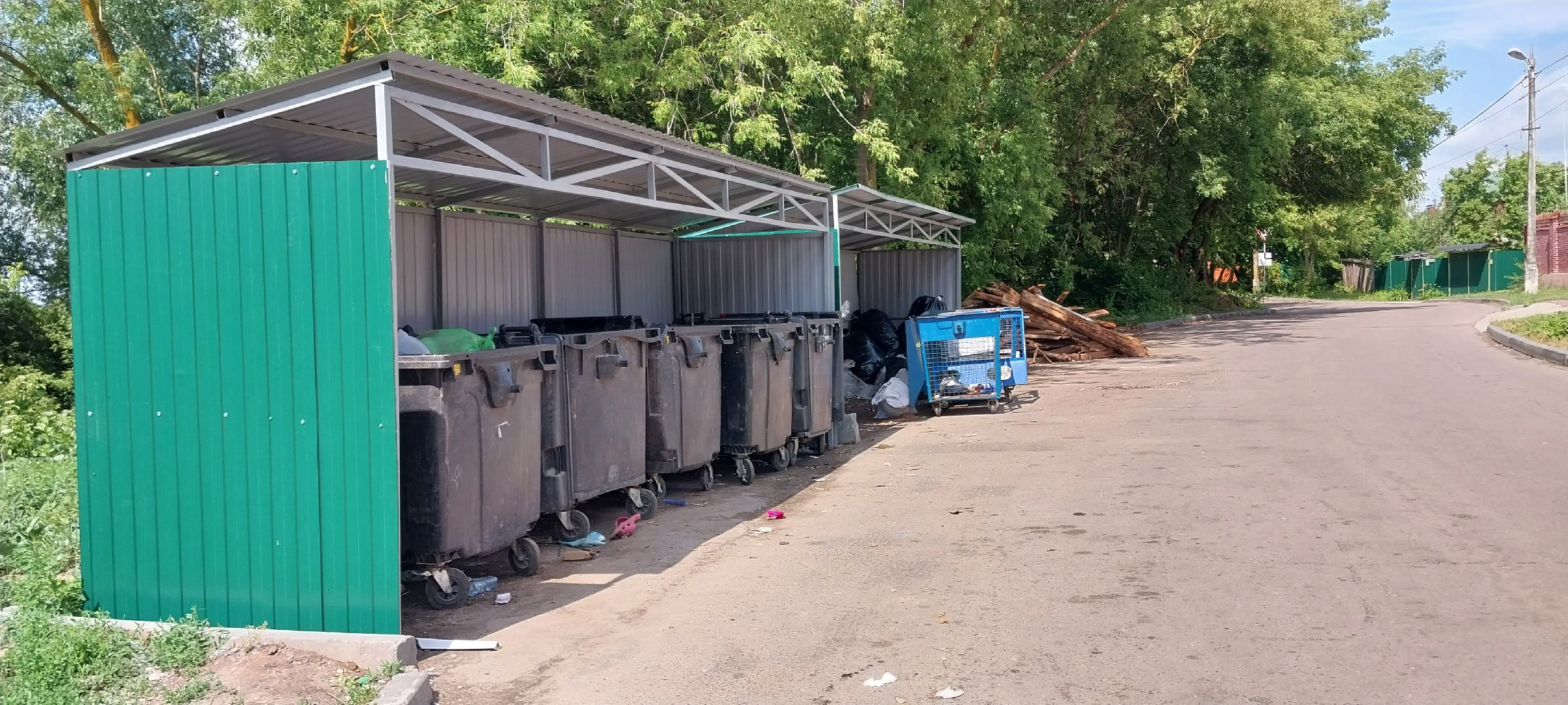 Коломна, вывоз мусора, благоустройство