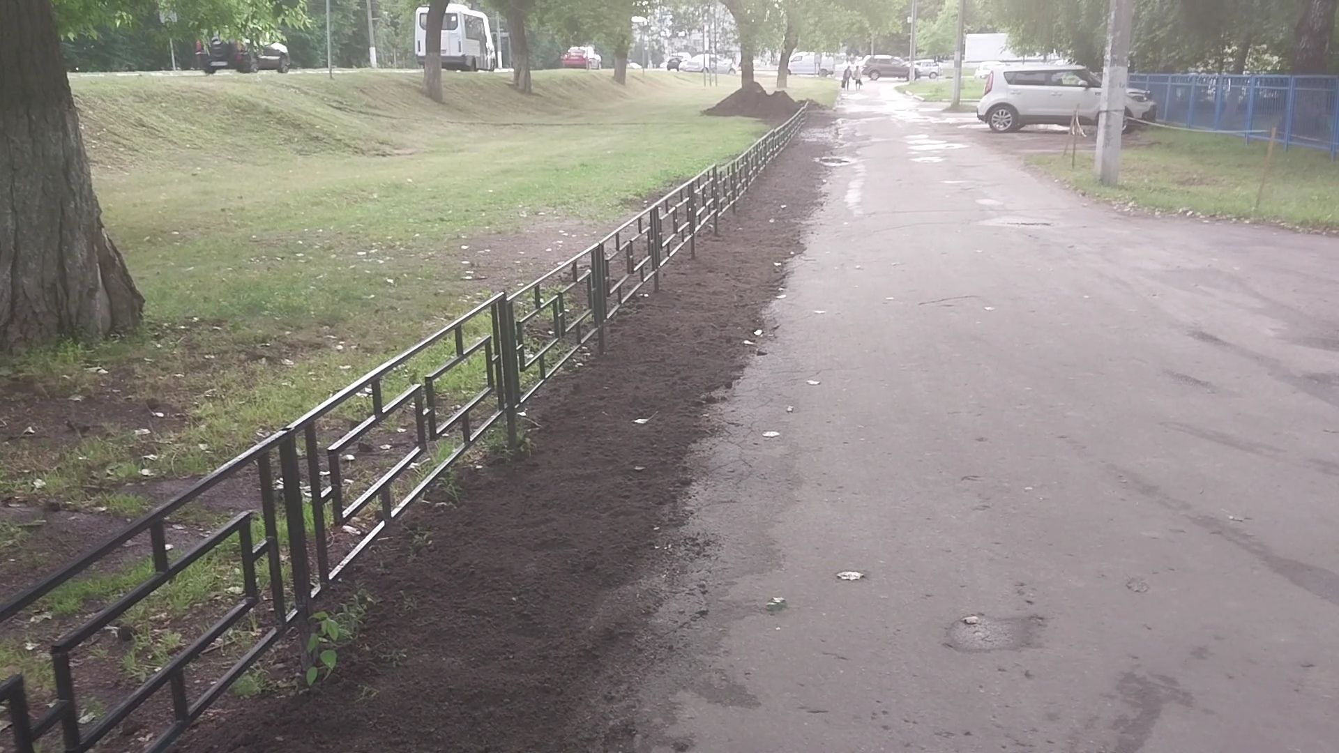 Коломна, ограждение, безопасный переход