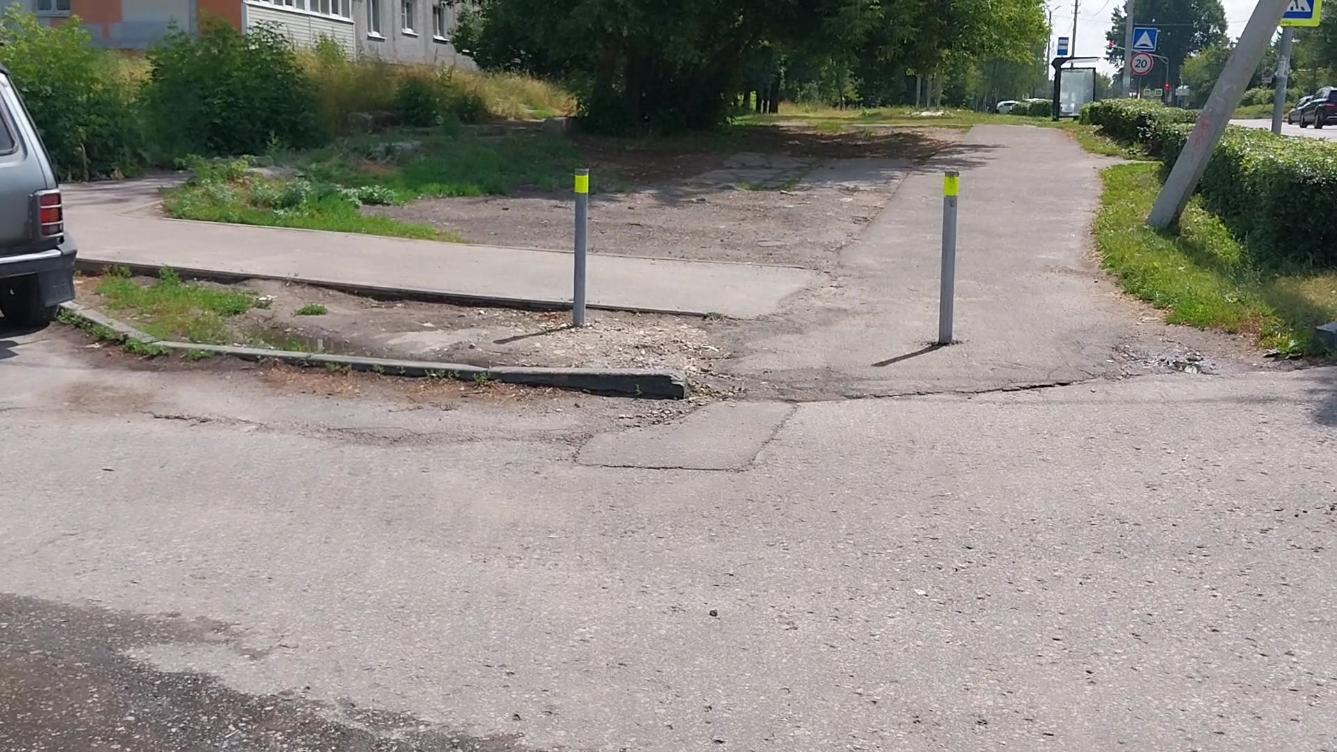 Коломна, дороги, ограждения