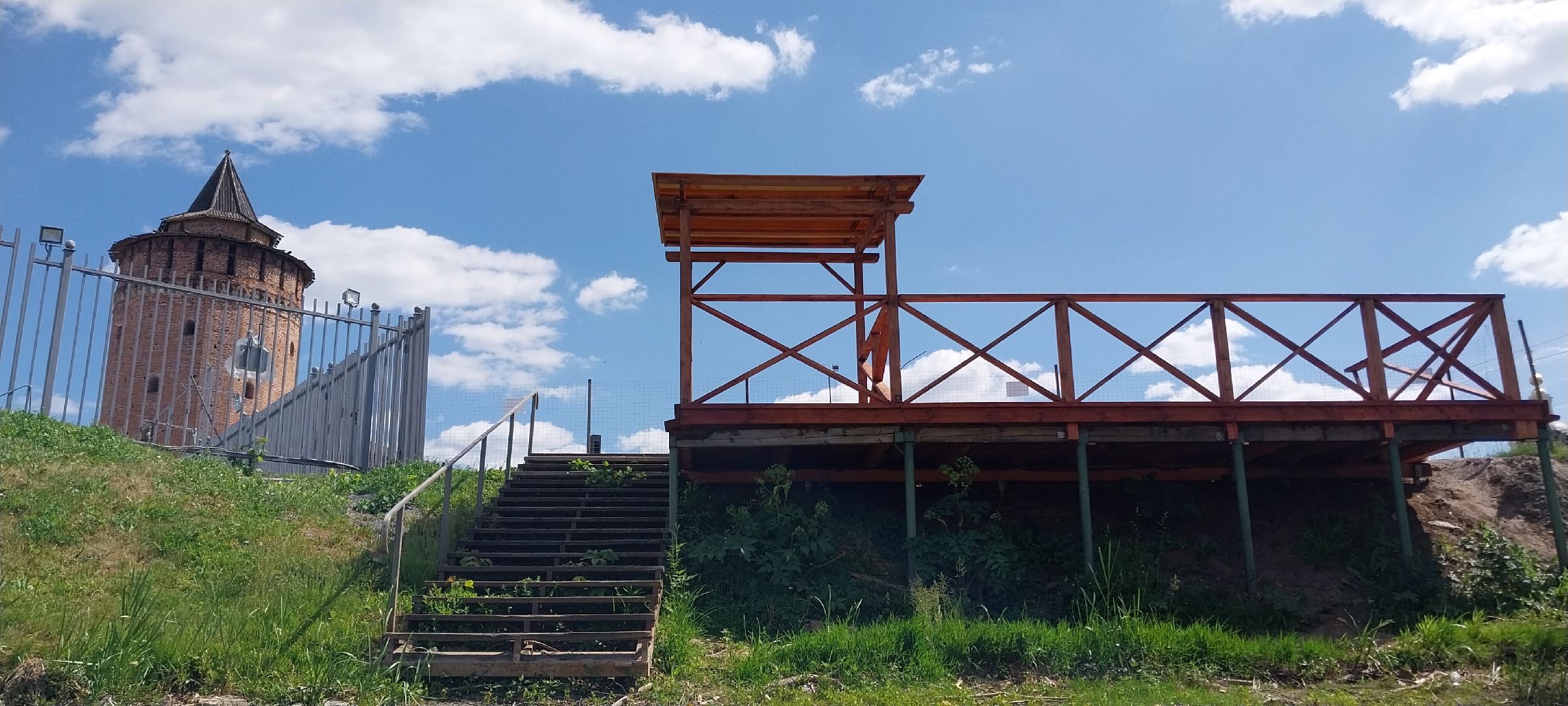 Коломна, ремонт, смотровой причал