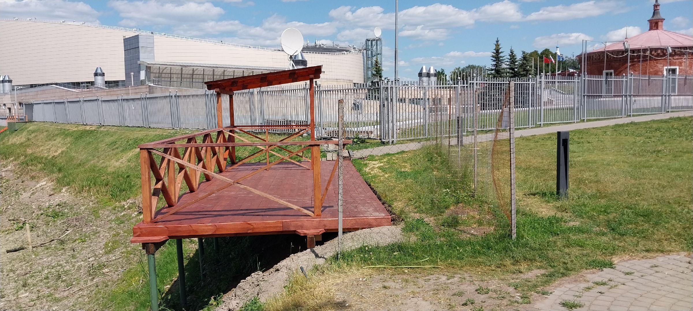 Коломна, ремонт, смотровой причал