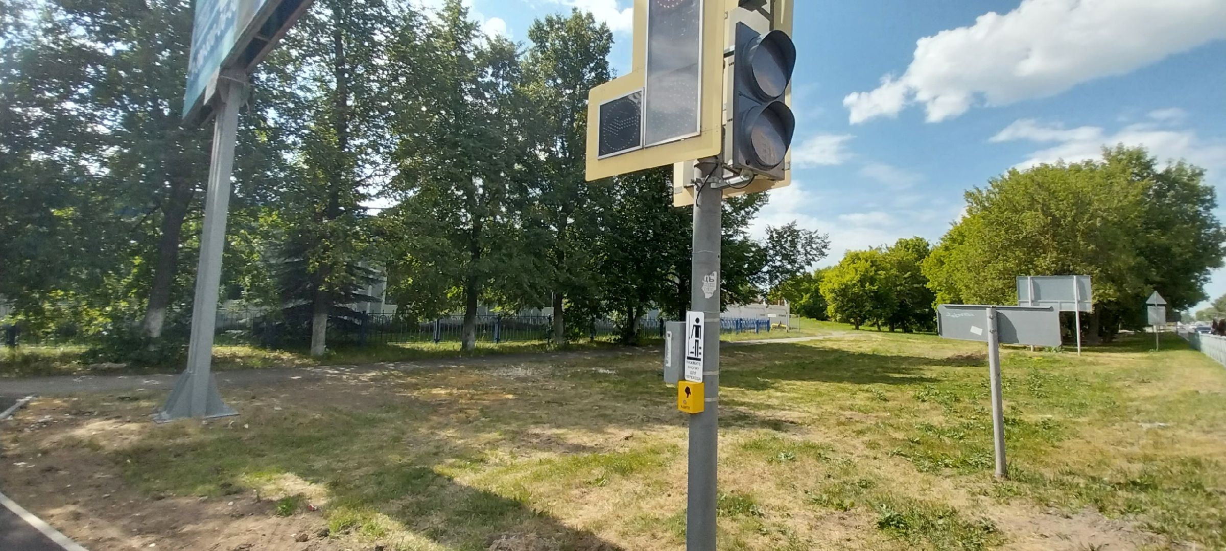 Коломна, пешеходный переход, светофор