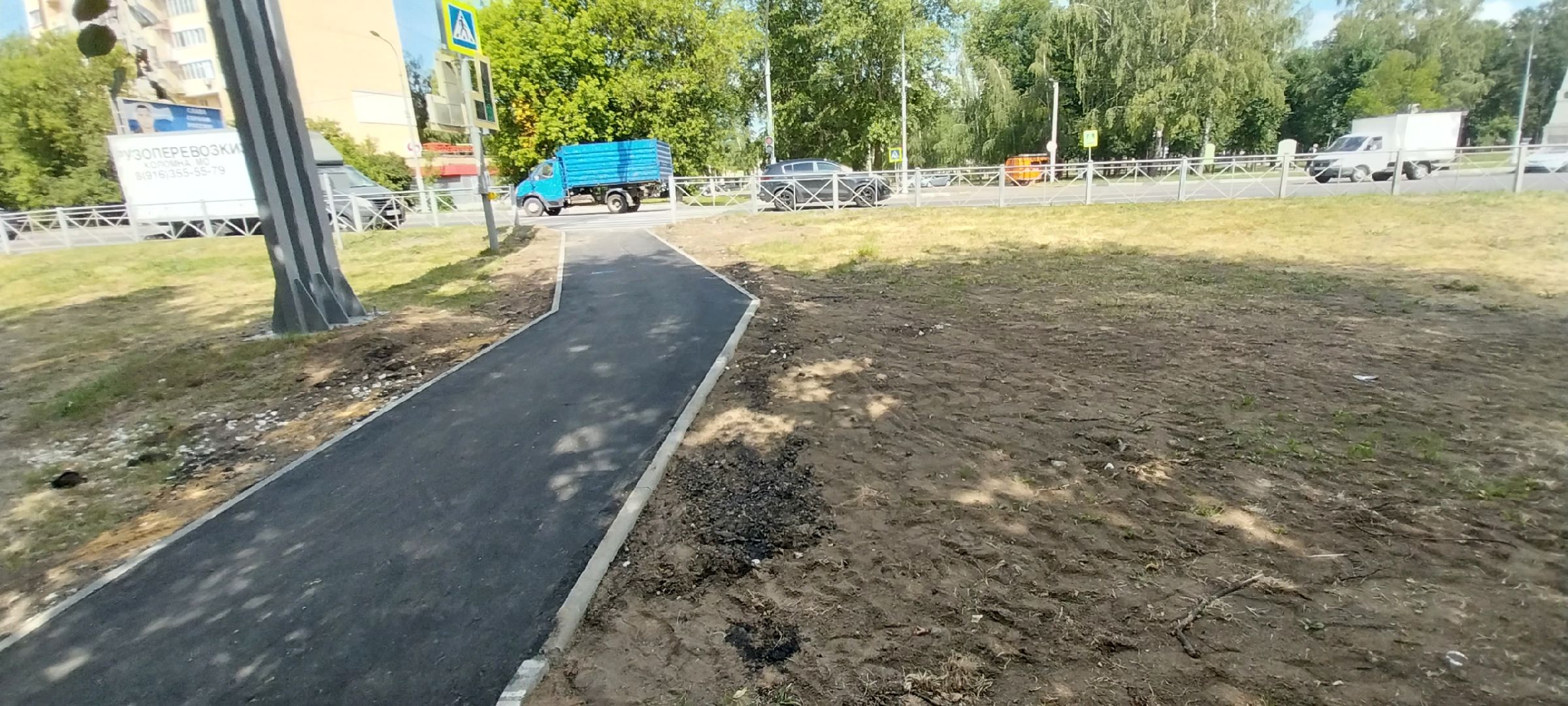 Коломна, пешеходный переход, светофор