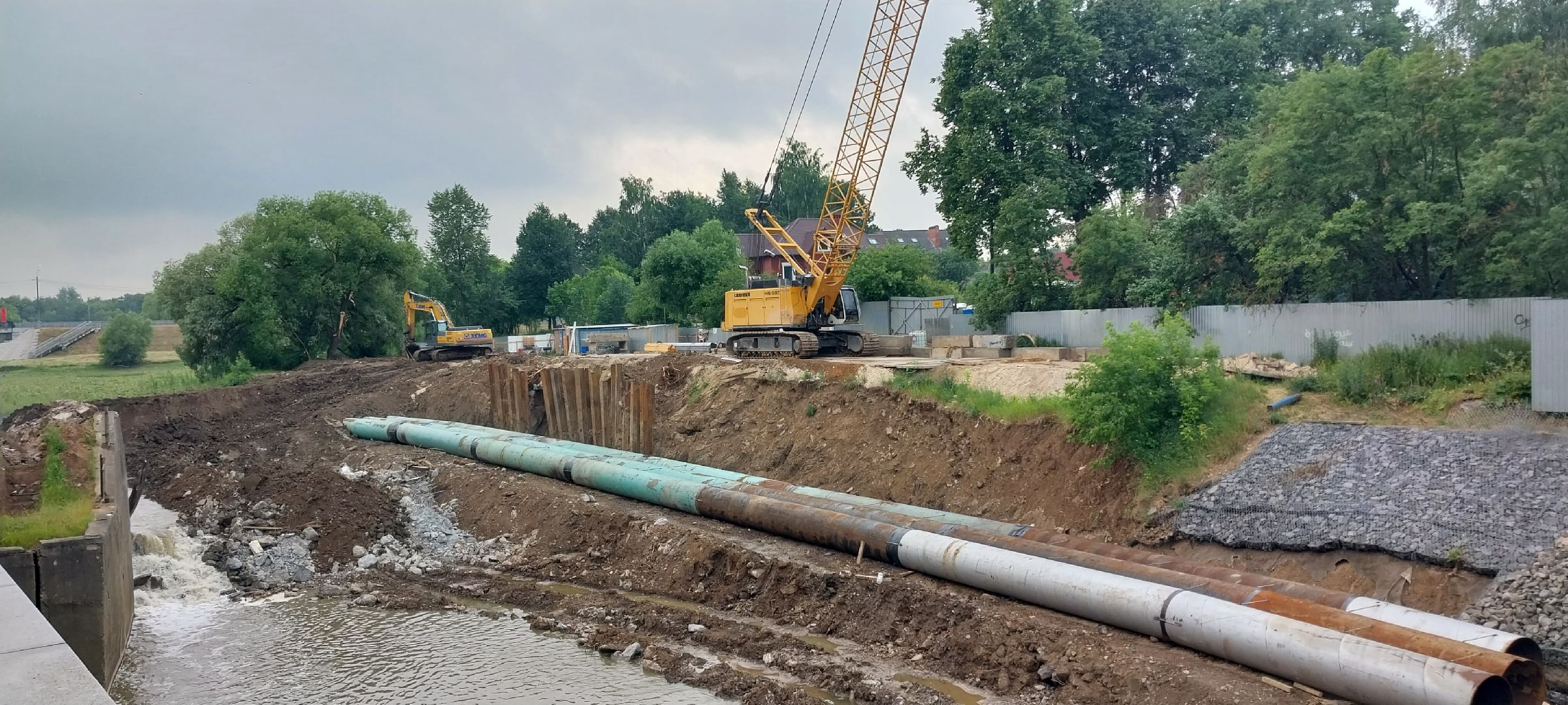 Коломна, капитальный ремонт, плотина