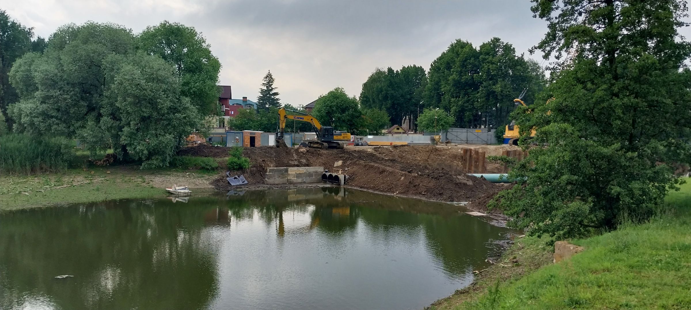 Коломна, капитальный ремонт, плотина