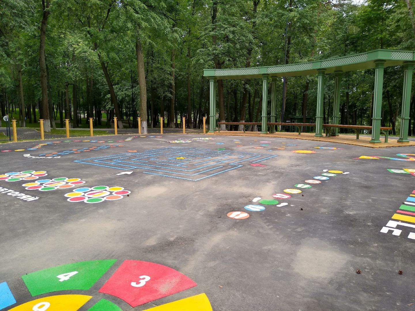 Раменское, благоустройство, парк, детская спортивно-игровая зона