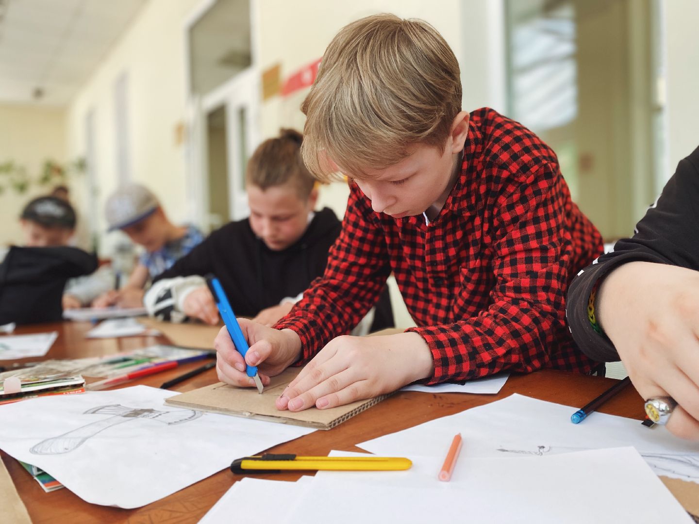 Дети, лагерь, лето, техношкола