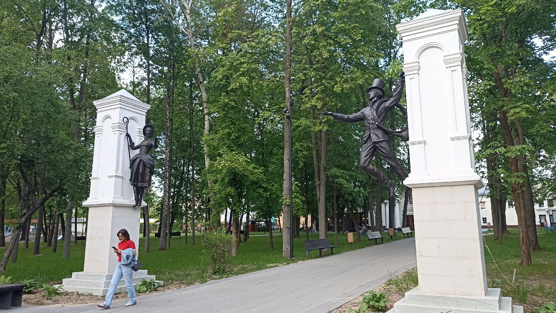 Серпухов, Подмосковье, скульптуры, парк, композиция