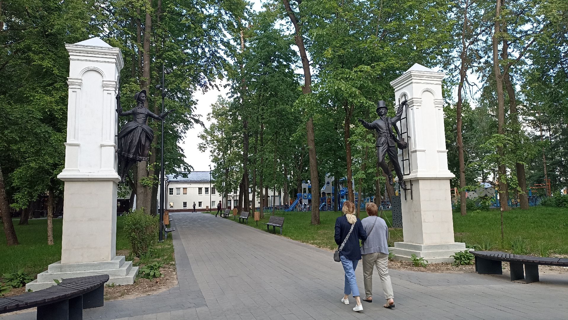 Серпухов, Подмосковье, скульптуры, парк, композиция