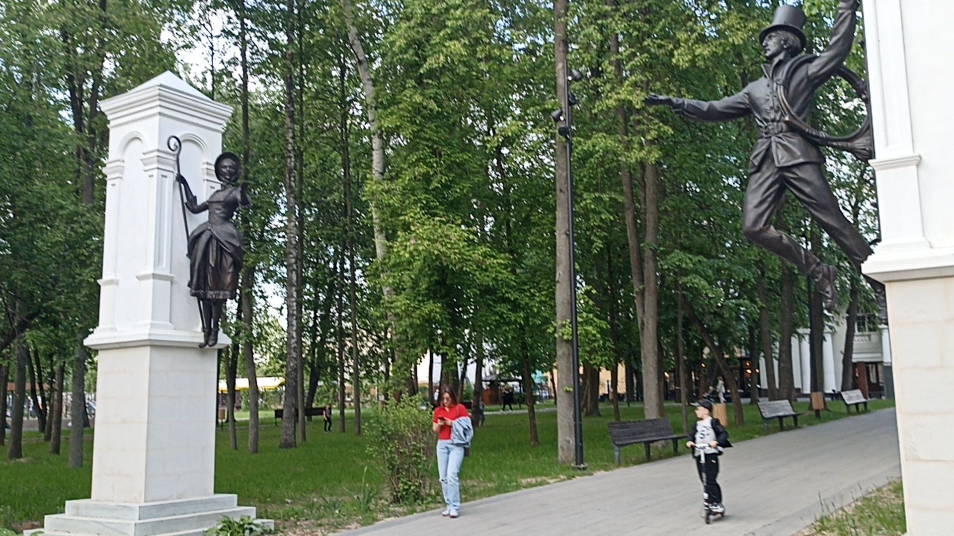 Серпухов, Подмосковье, скульптуры, парк, композиция