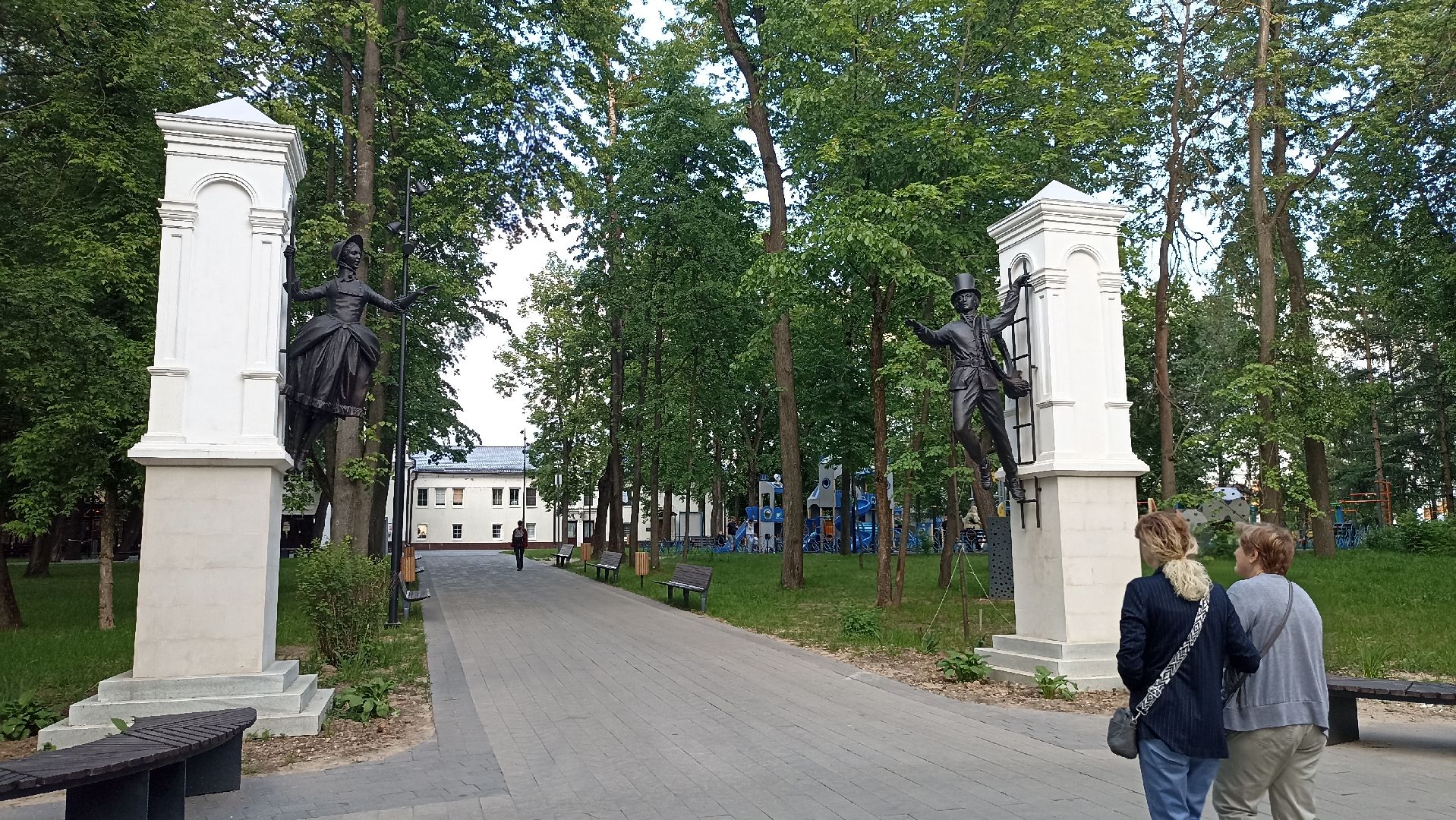 Серпухов, Подмосковье, скульптуры, парк, композиция