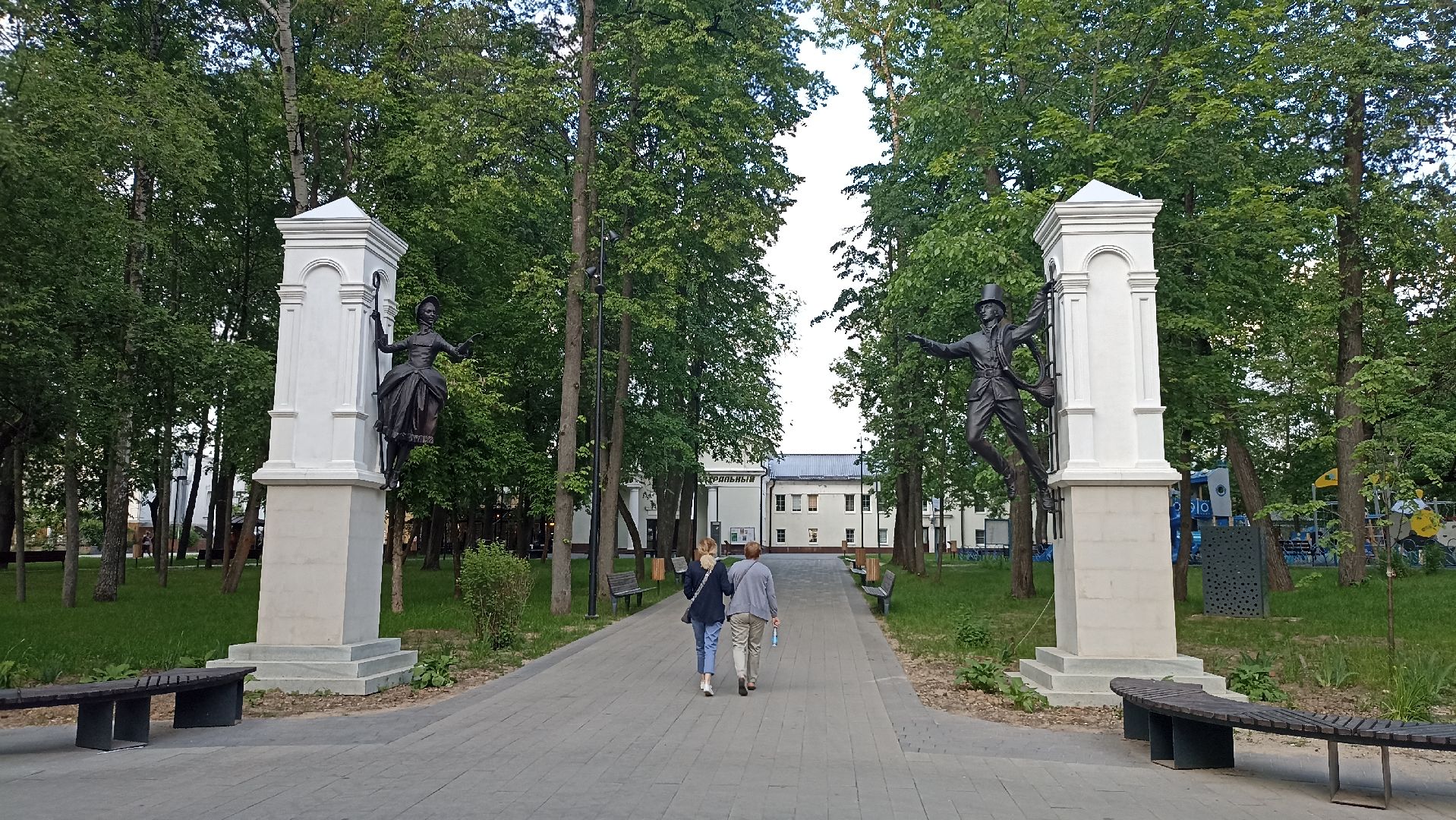 Серпухов, Подмосковье, скульптуры, парк, композиция