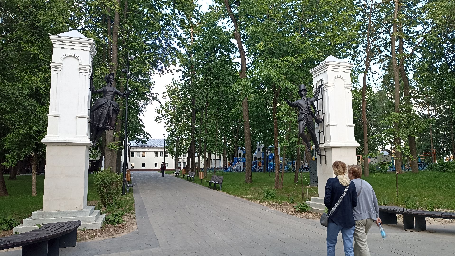 Серпухов, Подмосковье, скульптуры, парк, композиция