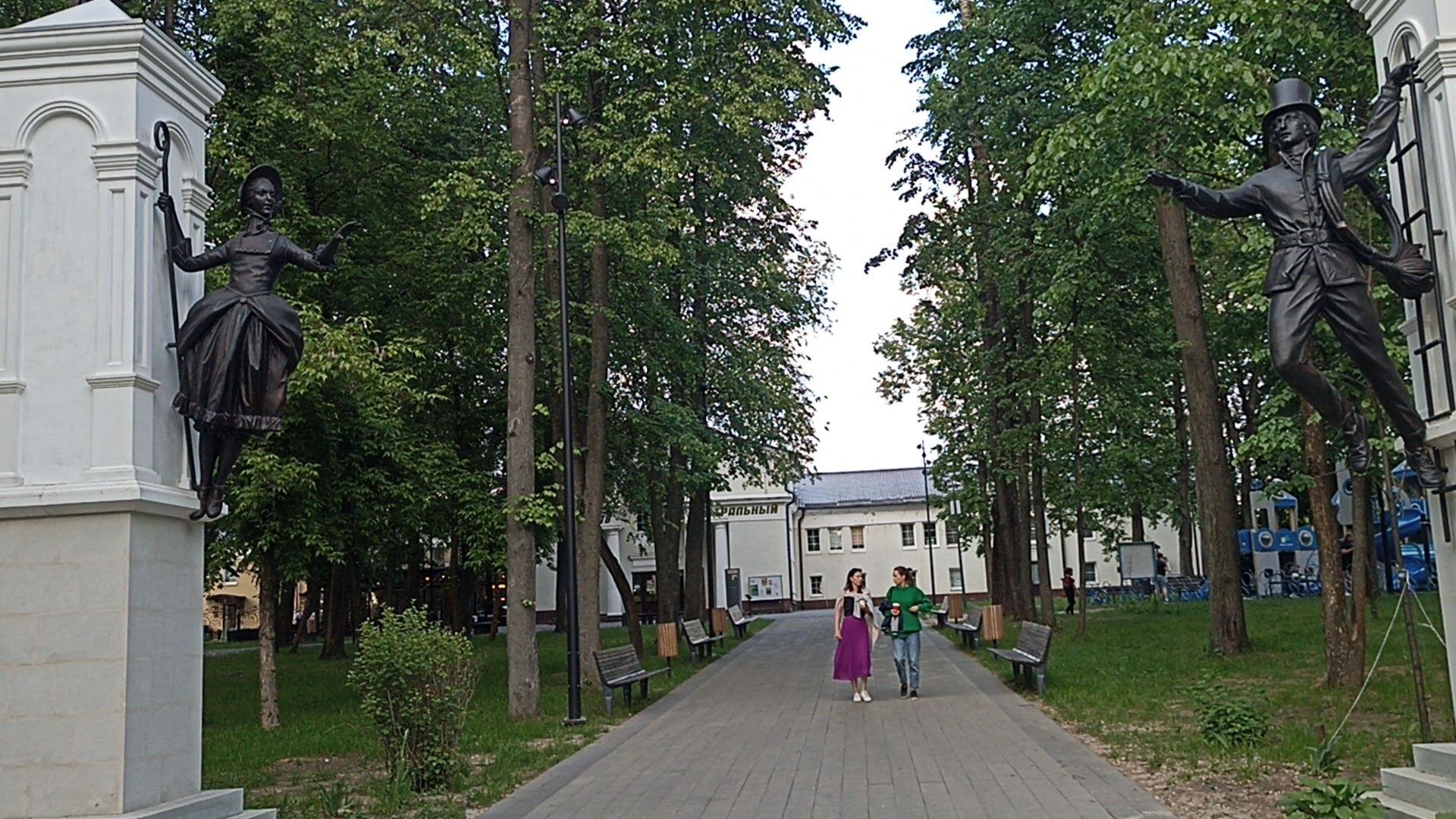 Серпухов, Подмосковье, скульптуры, парк, композиция