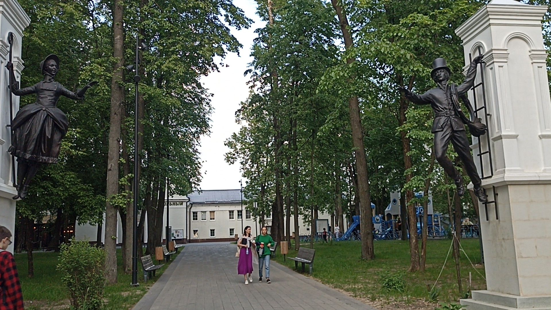 Серпухов, Подмосковье, скульптуры, парк, композиция