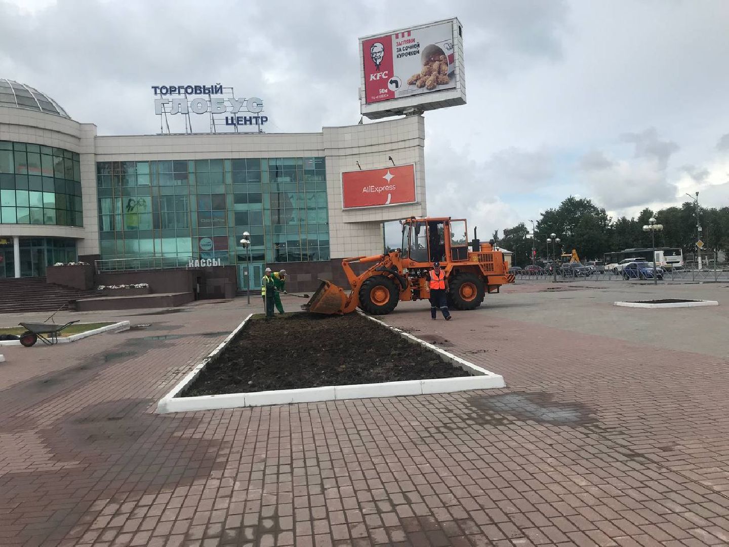 Коломна, благоустройство, высадка цветов