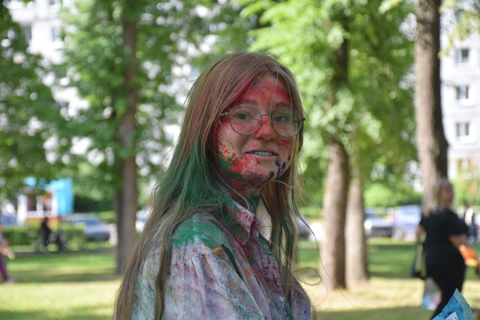 Павловский Посад, городской округ Павловский Посад, дети, праздник, холи, краски, ярко