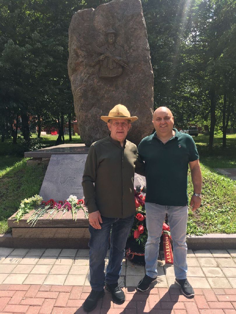 Чехов, ветераны, памятник, цветы, возложение, День ветеранов боевых действий