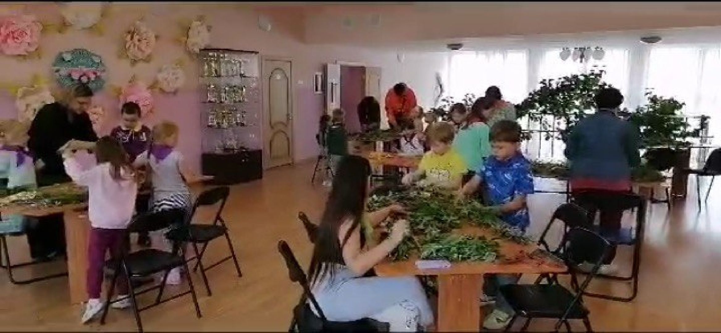 Чехов, дети, мастер-класс, травы, творчество, рукоделие, коврик, разнотравье